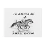 Barrel Racer Post Cards