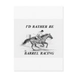 Barrel Racer Post Card