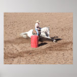 Barrel Racer Poster