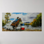 Barrel Racer Poster posters