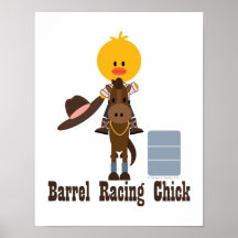 cartoon barrel racing