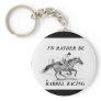 Barrel Racing Key Chain