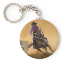Barrel racing key chains
