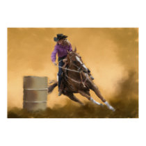 Barrel racing posters