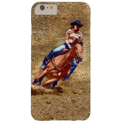 Barrel-Racing Rodeo Cowgirl Designer #Gift Barely There iPhone 6 Plus Case