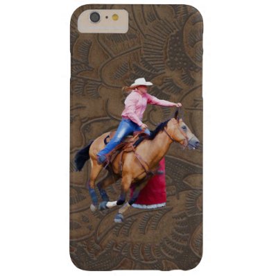 Barrel-Racing Rodeo Cowgirl Designer #Gift Barely There iPhone 6 Plus Case