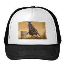 Barrel racing trucker hat