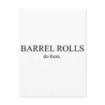 Barrel Roll 5 Post Cards