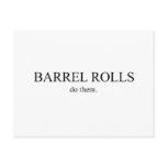Barrel Roll 5 Post Cards