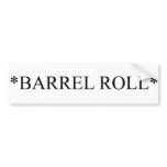Barrel Roll 6 Bumper Stickers