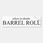 Barrel Roll 7 bumper stickers