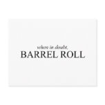 Barrel Roll 7 Post Card
