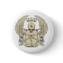 Barrel X Limited Crowned Skull Buttons