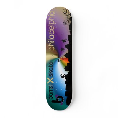 Barrel X Skate Philadelphia Skateboard Deck by barrelx
