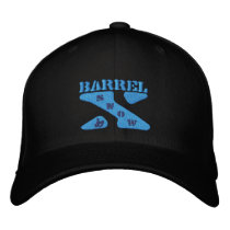 Barrel X Snow-Embroidered Hat embroidered hats