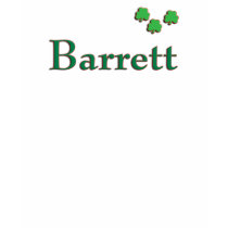 Barrett Family t-shirts by irish_names Barrett Family t-shirts