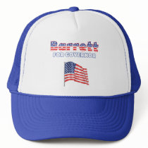 Barrett for Governor Patriotic American Flag Hats