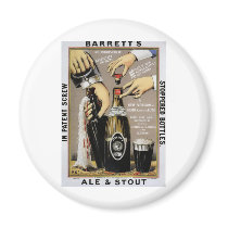 Barretts Ale & Stout Refrigerator Magnet