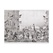 Barricade at the Rue Dauphine Post Cards