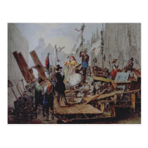 Barricades in the Stephansplatz, Vienna, 1848 Postcards