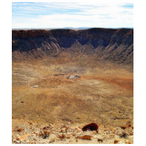 Barringer Meteorite Crater t-shirts