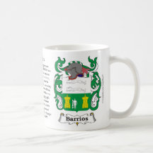 Barrios Family Coat of Arms Mug
