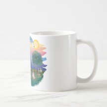 Barro amasado (cervatillo #2) tazas