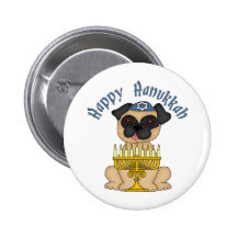 Barro amasado feliz del cervatillo de Jánuca Pin