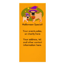 Barros amasados de Halloween Tarjeta Publicitaria