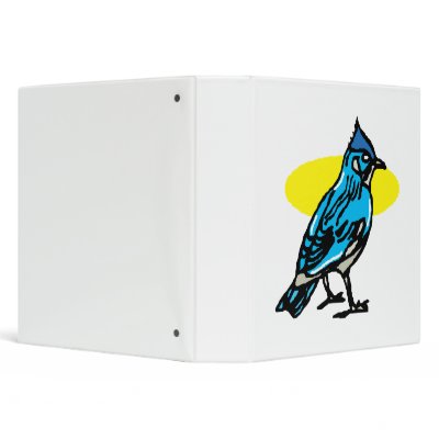 Barry Blue Jay Binders by BisforBirds