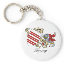 Barry Family Crest Key Chains