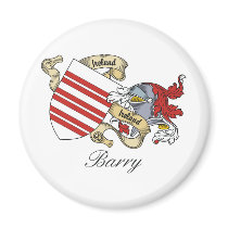 Barry Family Crest Magnet
