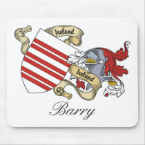 Barry Family Crest Mouse Pad