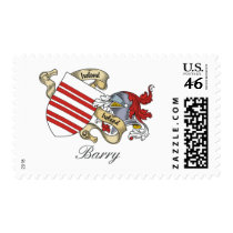 Barry Family Crest Postage