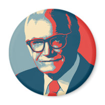 Barry Goldwater Right Refrigerator Magnets