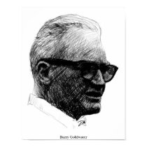 Barry Goldwater Sketch Poster posters by Libertymaniacs Barry Goldwater Sketch Poster posters