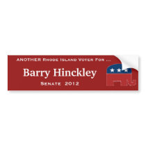 Barry Hinckley Bumper Sticker