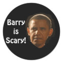 Barry is Scary! stickers by antisocialist509 Barry is Scary! stickers