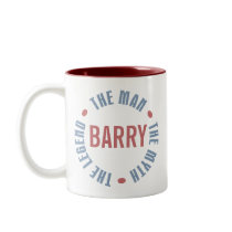 Barry Man Myth Legend Customizable Mugs
