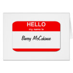 Barry McCokinue Cards