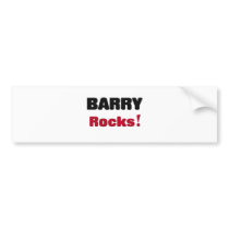 Barry Rocks Bumper Stickers