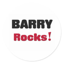 Barry Rocks Sticker