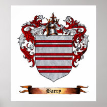 Barry Shield of Arms Posters