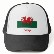 Barry Welsh Flag hats by NameGame Barry Welsh Flag hats