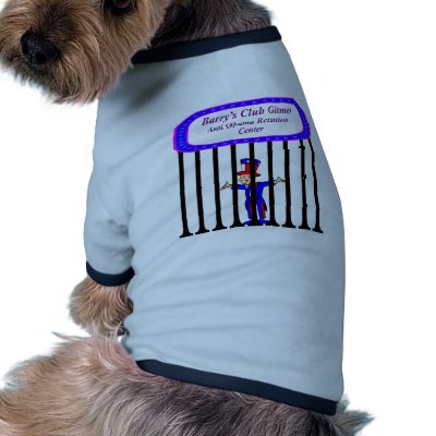 Barry's Club Gitmo Dog Clothes by DeeplyThunk