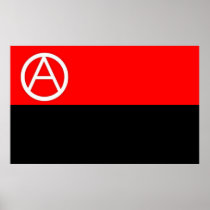 bars anarchist flag poster