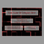 Bars and Lines Business Card business cards
