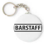 barstaff waiter icon key chains