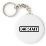barstaff waiter icon keychains