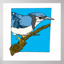 Bart Blue Jay Poster